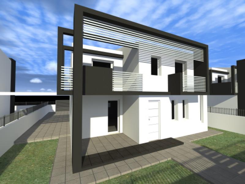 siracusa, citta , vendesi ville nuova costruzione con giardino