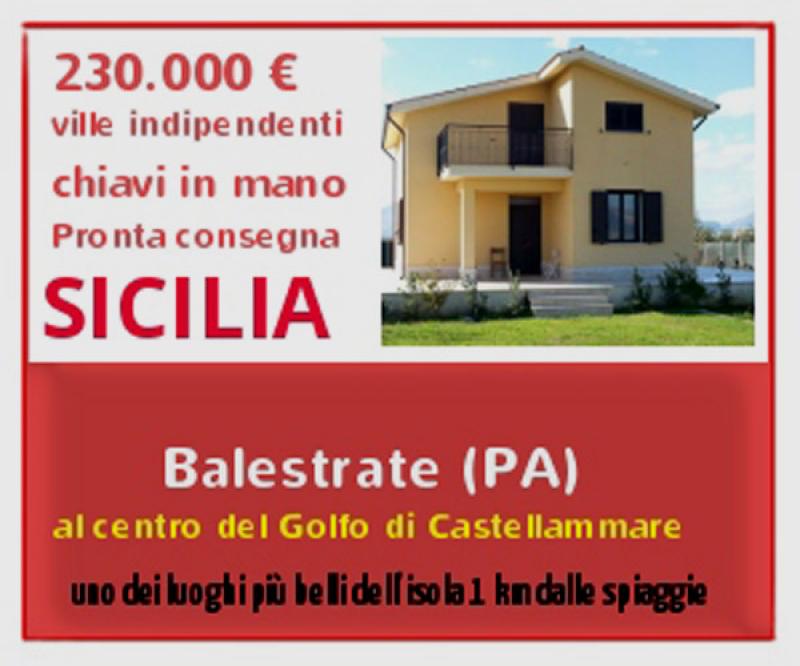 Vendesi Villa Singola Villino a Balestrate s.s. 187