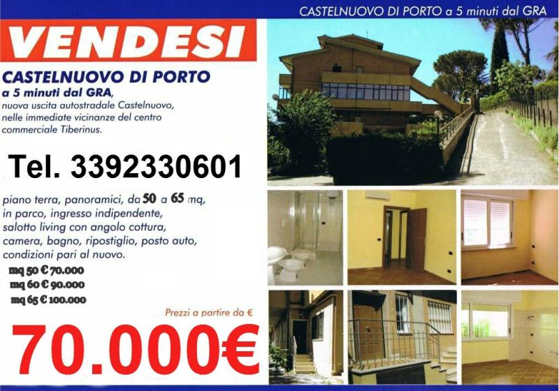 Vendesi Appartamento a Castelnuovo di Porto circonvallazione beethowen