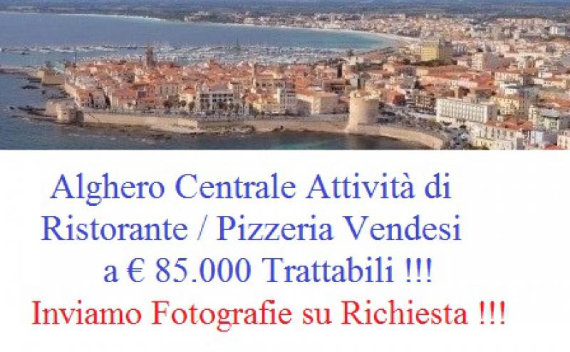 alghero centrale attività di ristorante / pizzeria
